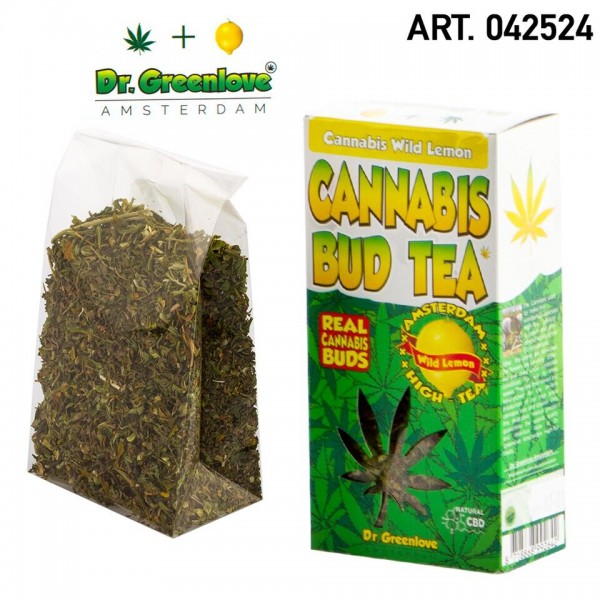Cannabis | 100% Cannabis Bud Tea Wild Lemon - Hemp Bud Tea made with 100% real cannabis buds!