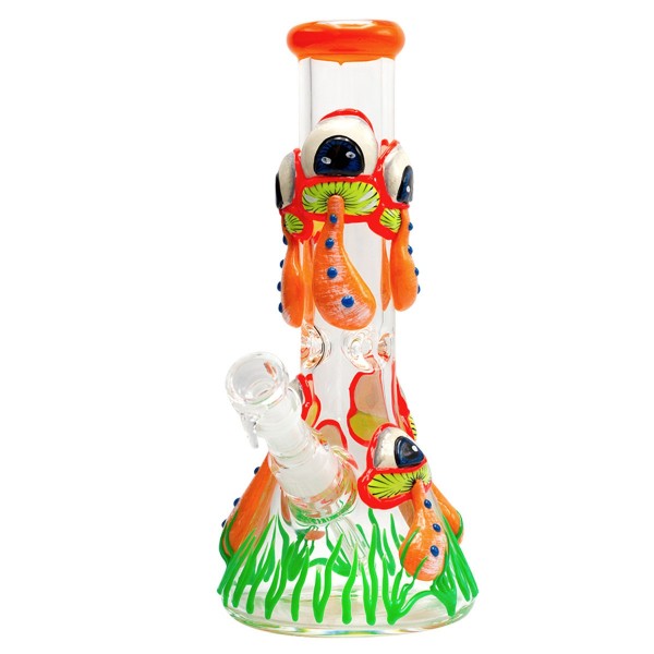 Grace Glass | Halloween Glowing Beaker Series H:32cm and the Ø:50mm - SG:18.8mm - 7mm thickness