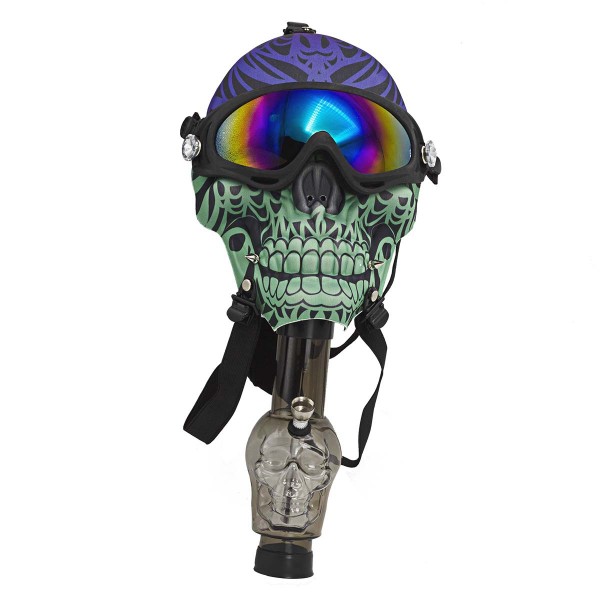 Amsterdam | Purple Skull Bong Mask