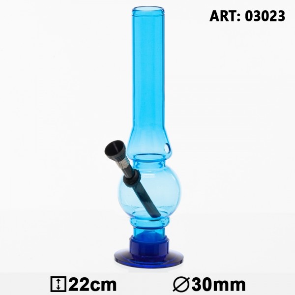 New Ways | Acrylic Bouncer Bong- Blue- H:22cm