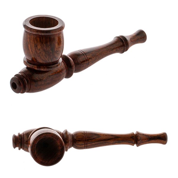 Amsterdam | Wooden Pipe 10 cm - 6 pcs in box