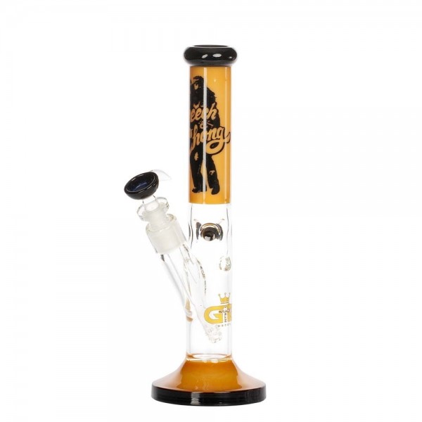 Grace Glass | Cheech &amp; Chong &#039;Peace&#039; - Gerade Bong Bernstein H:30cm - Ø:38mm - SG:18.8mm