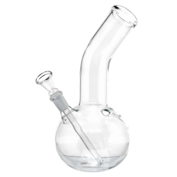 Plain | Bouncer Glass Bong - H:23cm - Ø:40mm- Socket:14.5mm-24pcs/box