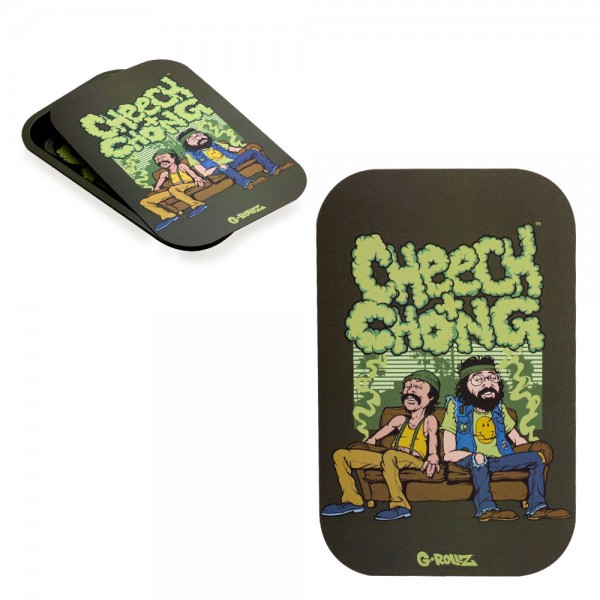 G-ROLLZ | Cheech &amp; Chong(TM) &#039;In da Chair&#039; Magnet Cover for Medium Tray 27.5x17.5 cm