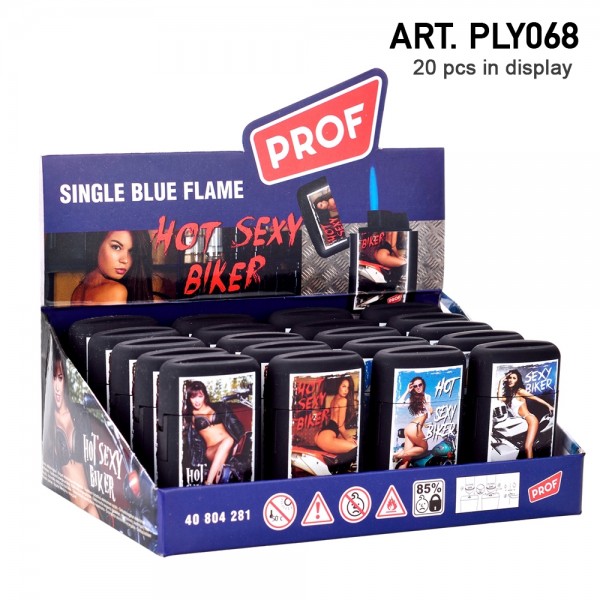 Prof | Torch with Sexy Bikers logo's there are 20 pcs in a display with different logo's