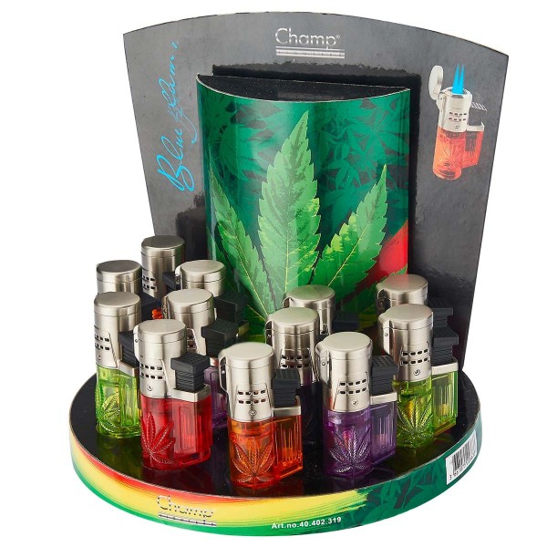 Champ | Torch with 3D Leaf logo and there are 12 pcs in a display