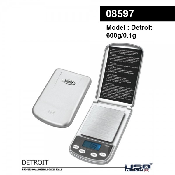 USA Weight | Detroit digital scale 600g - 0.1g