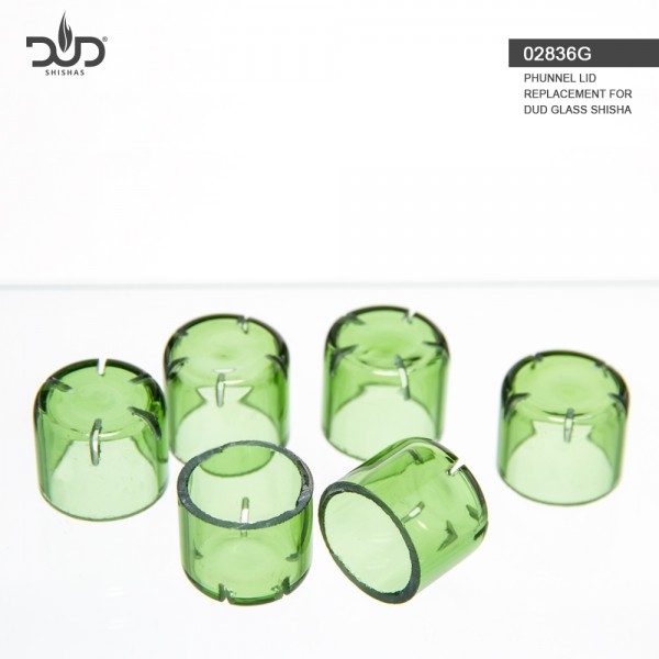 Phunnel Lid with slitholes for your DUD Shisha Bowl - Green - 6pcs/pack
