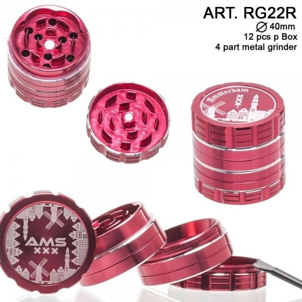 Dope Bros-HIGH QUALITY GRINDER 40 X 4 PART 12 pcs/box (AMSTERDAM)
