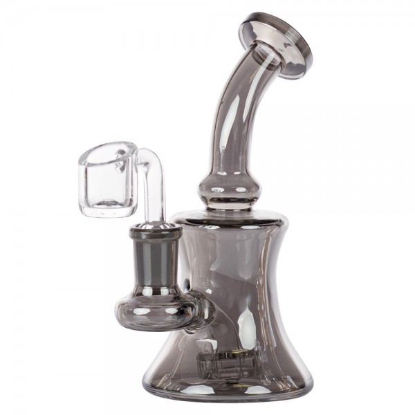 Amsterdam | Limited Edition Light Black Bubbler - H:15cm - SG:14.5mm - 4mm thickness