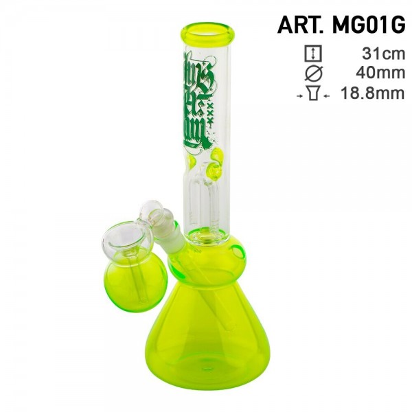 Amsterdam | Bong Glass Oil - H: 30cm Ø: 40mm S: 18.8mm