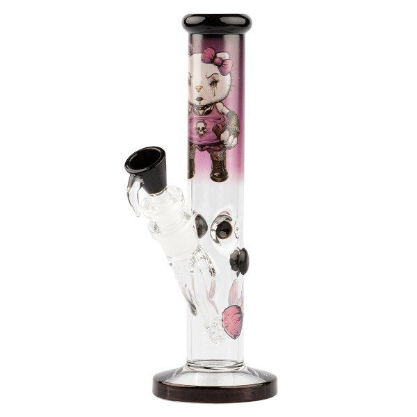 Grace Glass | 'Angry Cat' Bong H:35cm Socket:18.8mm TH:3mm