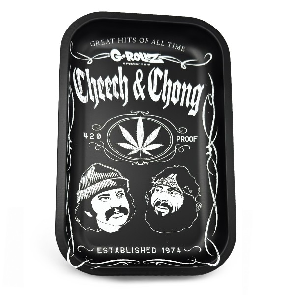 G-Rollz | Cheech &amp; Chong 'Greatest Hits' Medium Tray 17.5 x 27.5cm