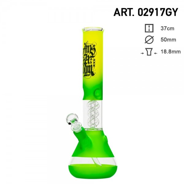 Amsterdam | Bong Glass - H:37cm- Ø:50mm-SG:18.8mm-ice noches