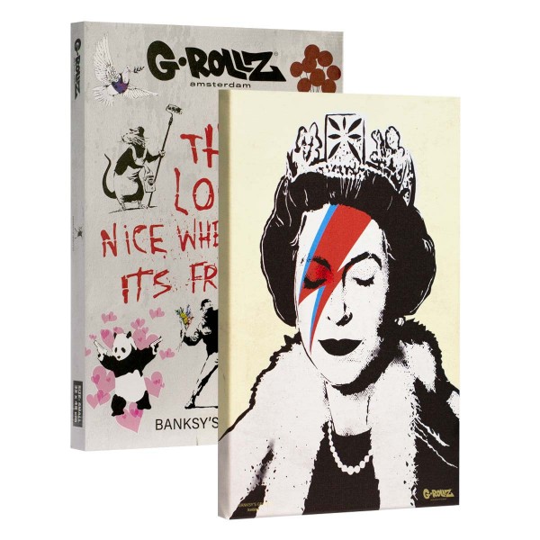 G-Rollz | Graffiti de Banksy - Toile LIZZIE STARDUST (48x67.5x2.5cm)