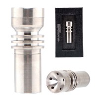 Preview: Grace Glass | Titanium small domeless nail with rotating dish- SG: 14.5mm (female) Preview: Grace Glass | Titanium small domeless nail with rotating dish- SG: 14.5mm (female)