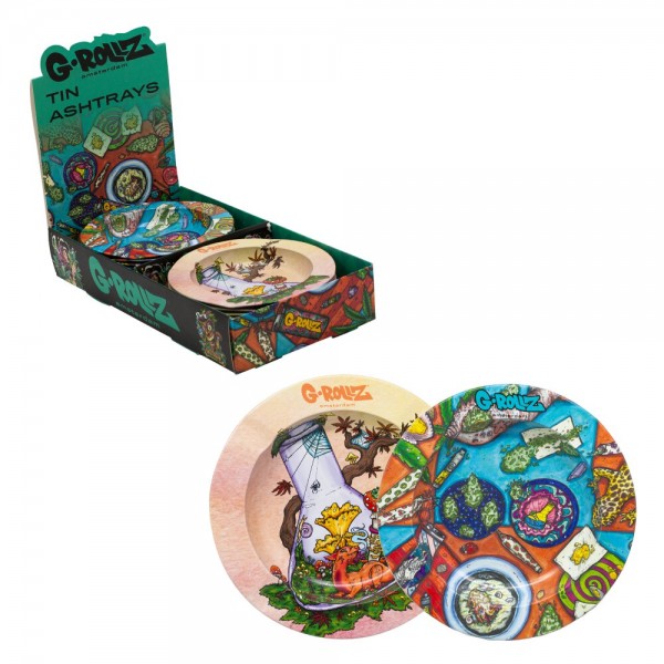 G-Rollz | Ashtray 'Picnic' Display Set 20pcs - Dia: 13.5cm