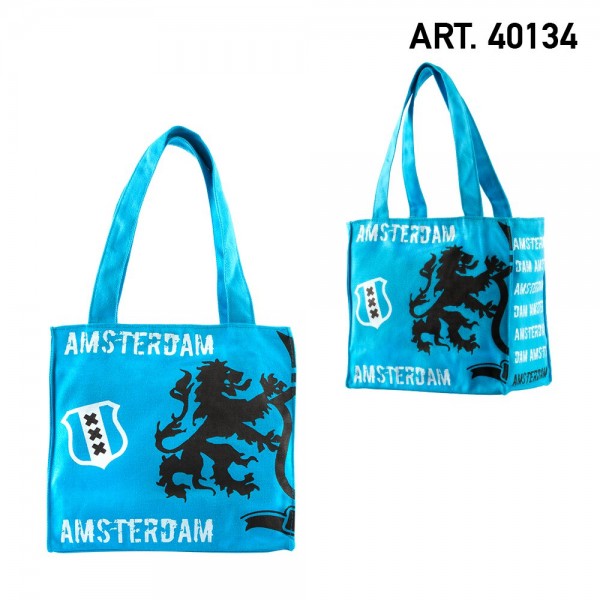 Amsterdam Canvas Small Lion Blue