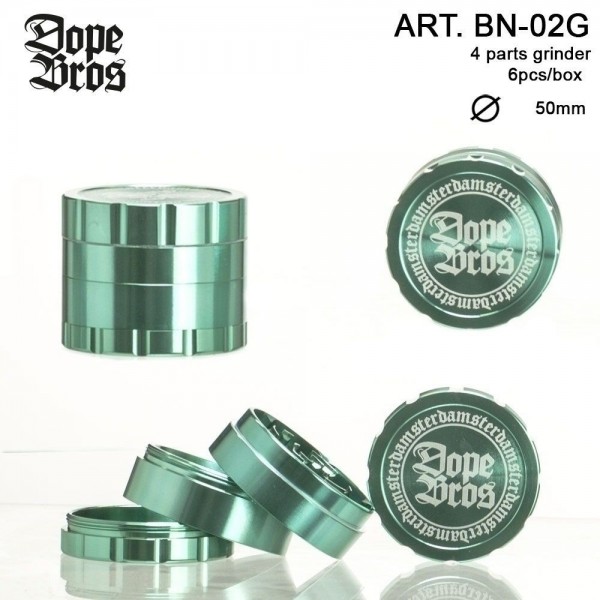 Dope Bros | Grinder- 4part- Ø:50mm- 6pcs/box