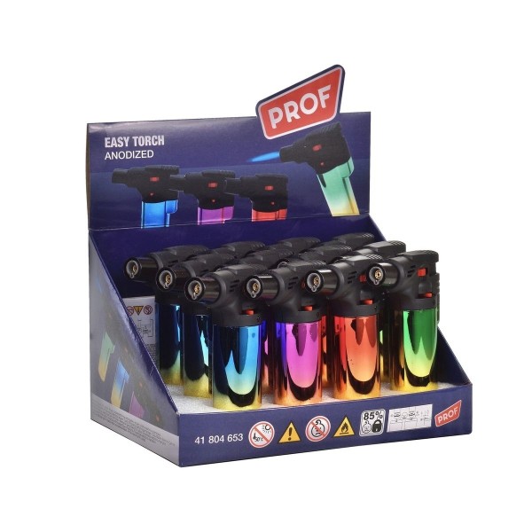 Prof | Easy Torch Anodized Blueflame (12pcs/display)