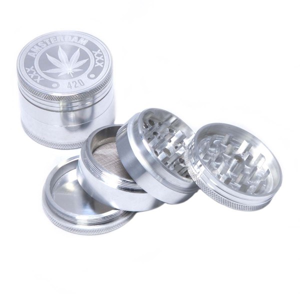 Amsterdam | 420 Grinder- 4part - Ø:50mm - 12 pcs in 1 display