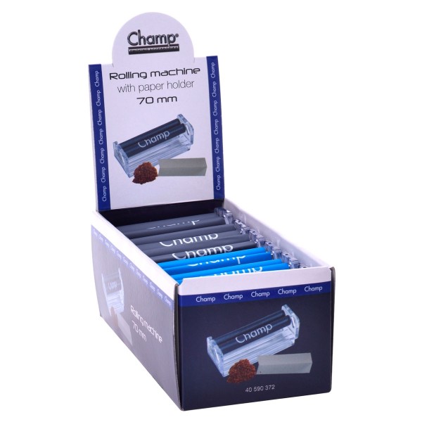 Champ | Rolling Machine 70mm with different colors in a display of 12pcs