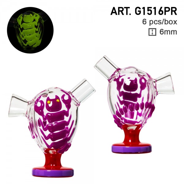 Grace Glass | Desert Storm Purple | 6 pcs in display Glow in the Dark