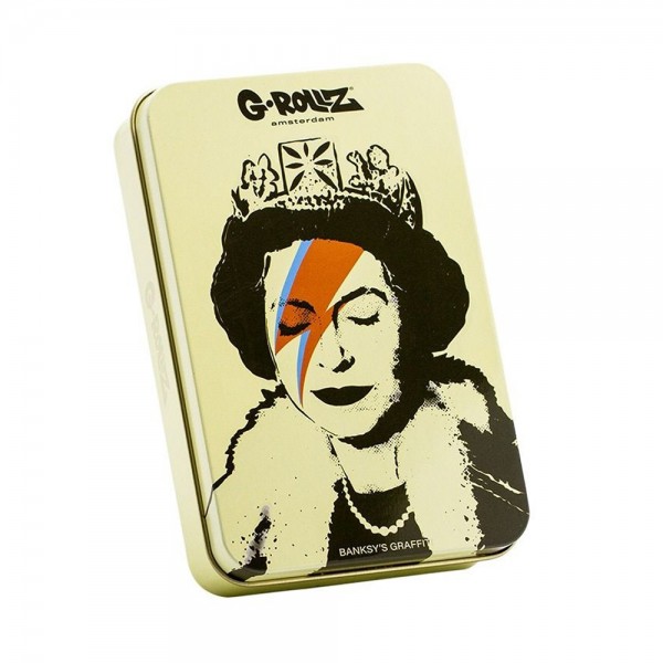 G-Rollz | Banksy&#039;s Graffiti &#039;Lizzie Stardust&#039; Large Storage Box 13x8.5x3 cm