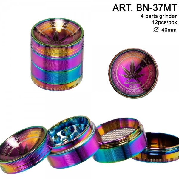 Grace Glass | Grinder- 4part- Ø:40mm- 12pcs/box