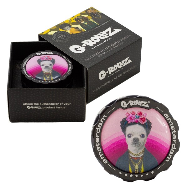 G-Rollz | Pets Rock &#039;Mexico&#039; 4part Grinder - 53mm - 6pc In Display