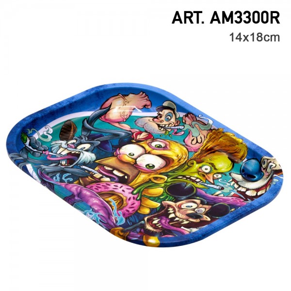 Amsterdam | Medium Rolling Tray Stoned 18 x 14 cm