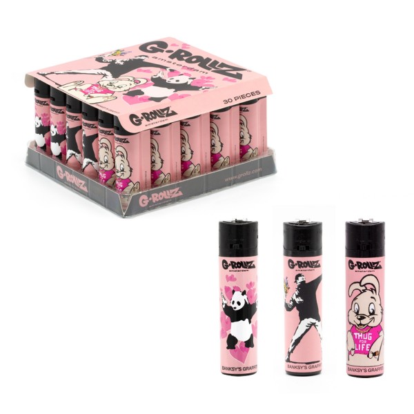 G-Rollz | Banksy's Graffiti Lighters 30pcs in Display