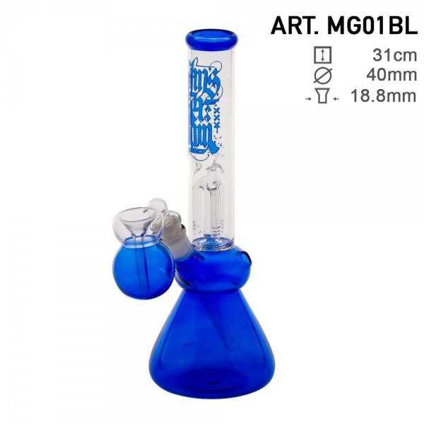 Bong Glass Amsterdam Oil - H: 30cm Ø: 40mm S: 18.8mm