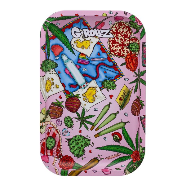 G-Rollz | &#039;Amsterdam Picnic Valentines&#039; Medium Tray 17.5 x 27.5 cm