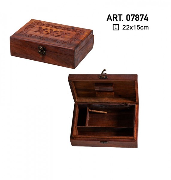 Amsterdam | Big Wooden Amsterdam Box - 22cm x 15cm