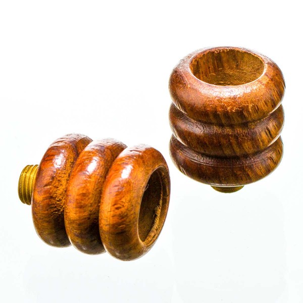 Amsterdam | Wooden bong bowl - color brown - mixed shapes - minimum order 24pcs per display