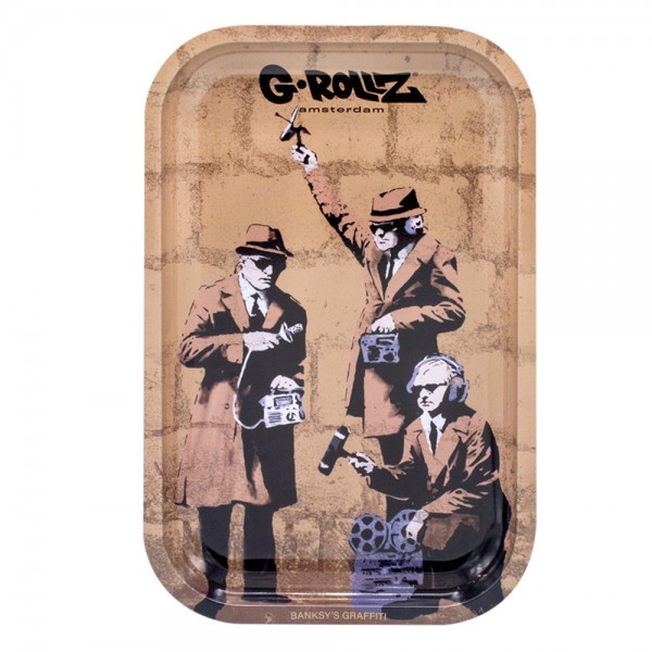 G-ROLLZ | Le &quot;Spy Booth&quot; de Banksy Plateau moyen 17,5 x 27,5 cm