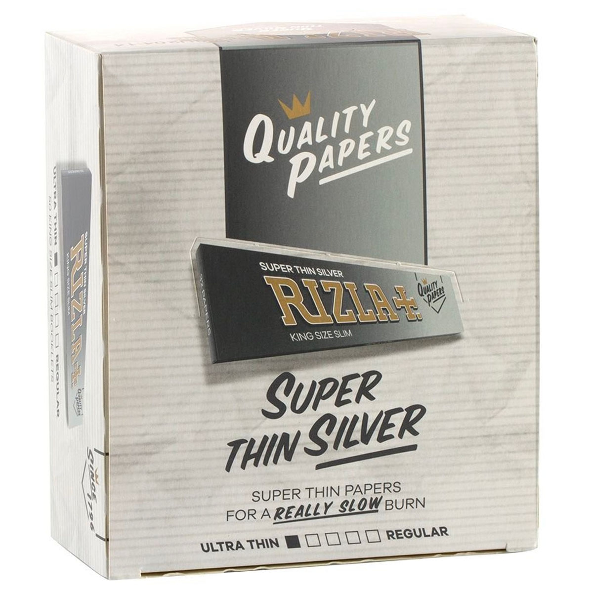 Rizla Silver Rolling Papers 1x Full Box & 31=131 Booklets Standard Regular Size