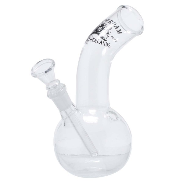 Amsterdam Glass Bong - H:18cm - Ø:36mm - Socket:14.5mm