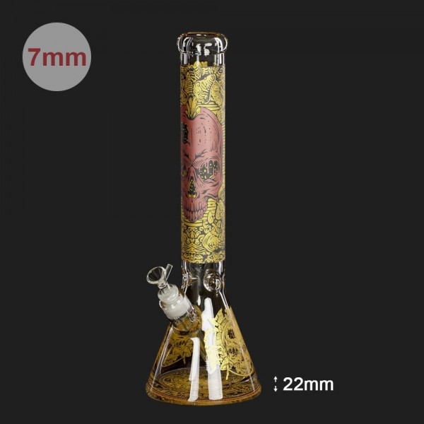 | Limited Edition Heavy Beaker Series - H:42cm - Ø:50mm SG:18.8mm - 7mm thickness - base: 22mm