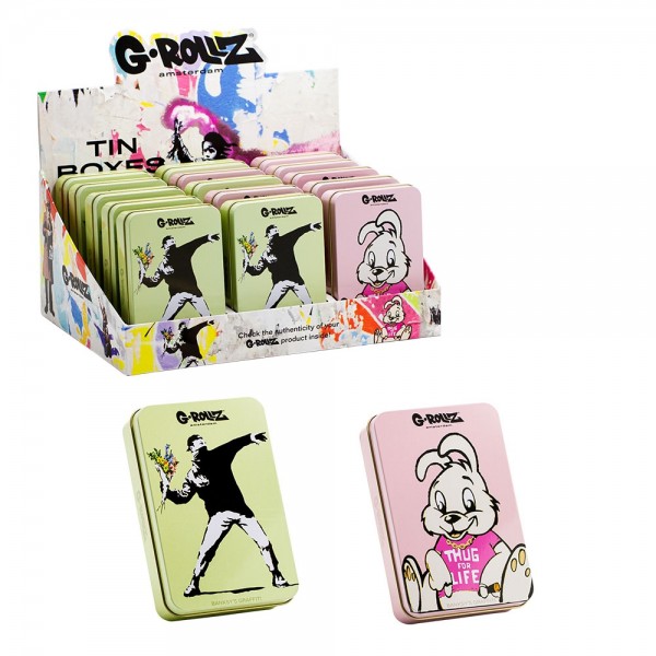 G-Rollz | Banksy's Graffiti Large Storage Boxes 15pcs in Display - 13.5x8.5x3 cm