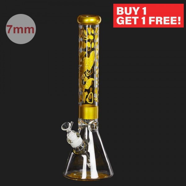 Amsterdam | Limited Edition Mixed Golden Drops - H:40cm - Ø:50mm SG:18.8mm - 7mm thickness