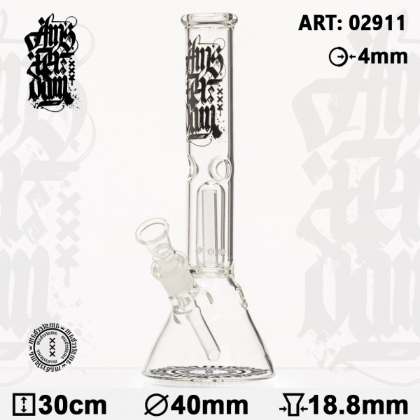 Bong Glas Amsterdam - H:30cm- Ø: 40mm-SG:18.8mm