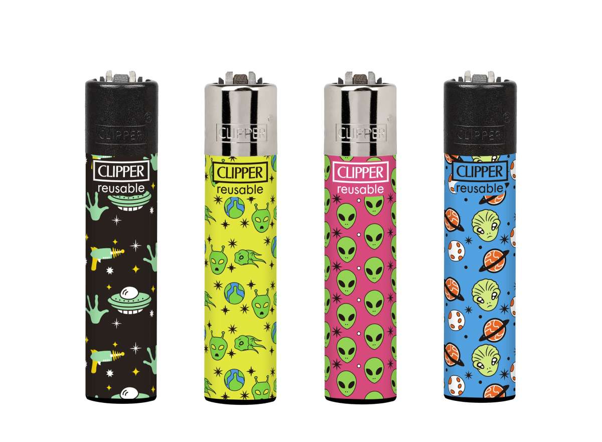 Clipper Native Totem 2 refillable lighters with mixed designs 48pcs