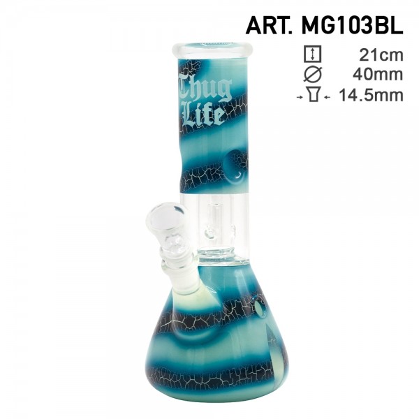 Thug Life | Blue Mini Beaker - H:21cm-Ø:40mm-S:14.5mm