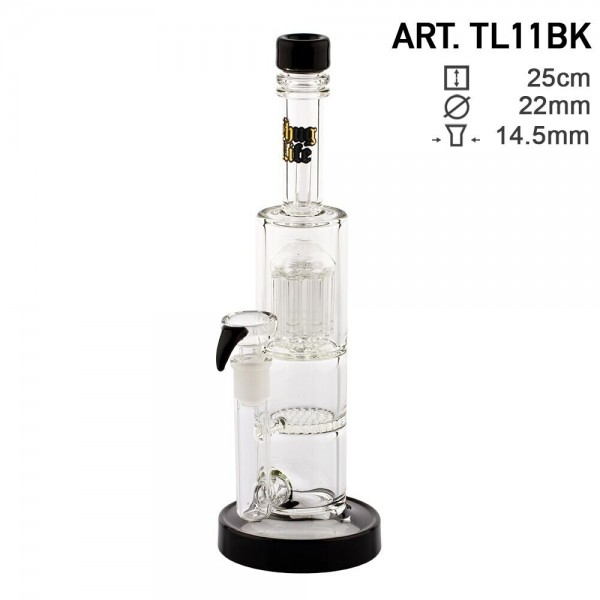 Thug Life | Multi Percolator Black - H:28cm - Ø:22mm - SG:14.5mm