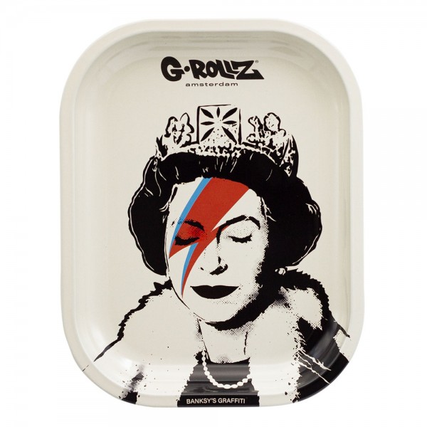 G-Rollz | Banksy&#039;s Graffiti &#039;Lizzie Stardust&#039; Small Tray 14x18 cm