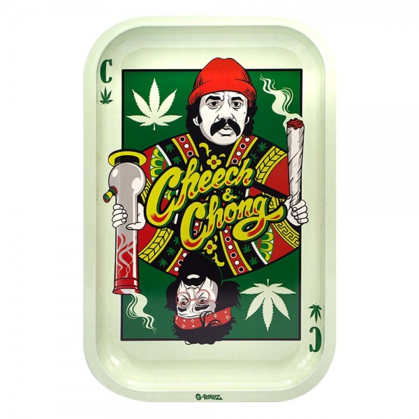 G-ROLLZ | Cheech & Chong(TM) 'Playing Cards' Medium Tray 17.5 x 27.5 cm