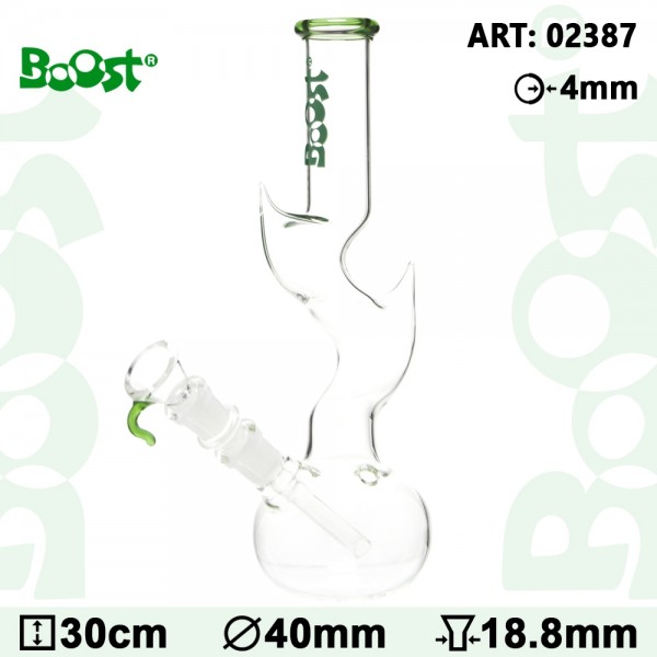 Boost Hells Fury- Green- H:30cm - Ø:40mm - SG:18.8mm