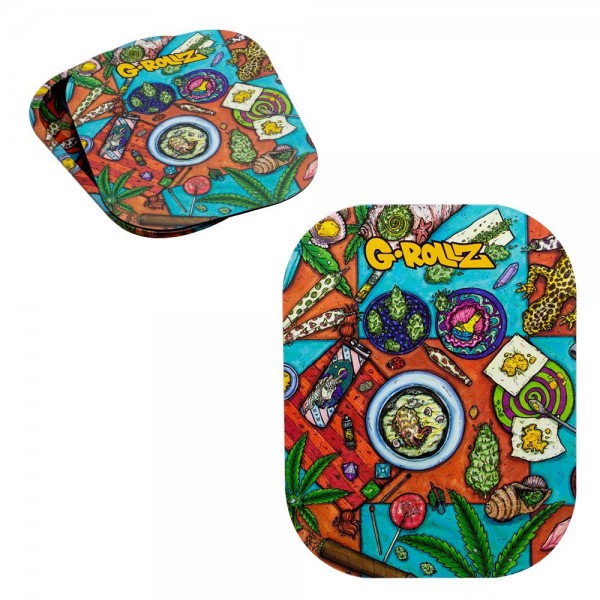 G-ROLLZ | 'Amsterdam Picnic Checked' Magnet Cover for Small Tray 18x14 cm
